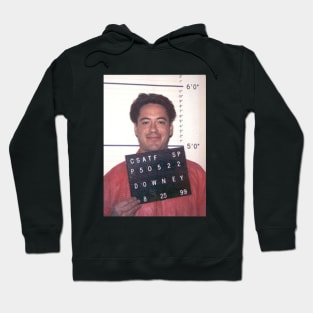 Robert Downey Jr Mugshot Hoodie